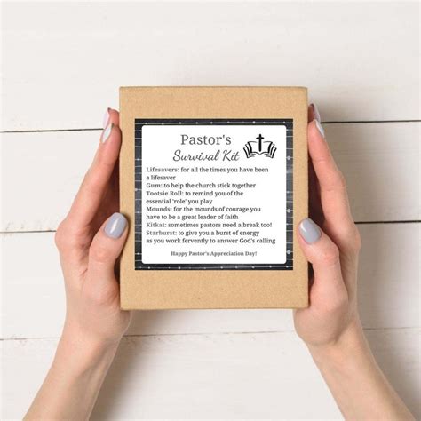 Pastors Survival Kit Printable Survival Kit Pastor Appreciation Gift