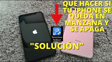 Qué hacer si tu iPhone se queda en la Manzana iPhone se apaga y no