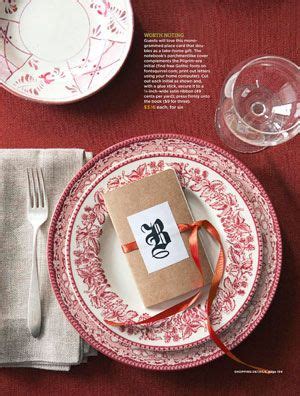 You Asked Red And White China From November S Issue Thanksgiving