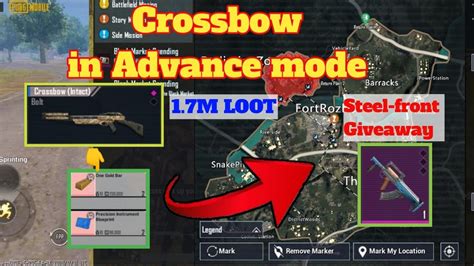 Crossbow In Advance Mode Steel Front Groza Giveaway Pubg Metro