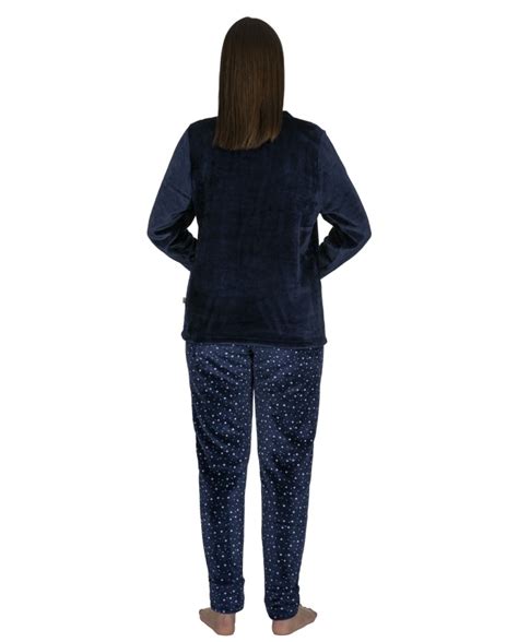 Pijama Mujer De Coralina Azul Marino Snoopy Bikini Bikini