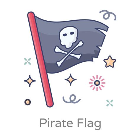 Pirate Flag Design 2574124 Vector Art at Vecteezy