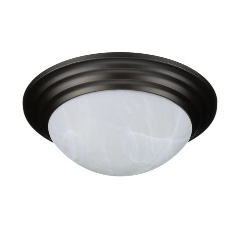 Mainstays 12” 1-Light Flush Mount Ceiling Light, Bronze - Walmart.com ...