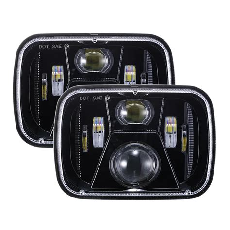 Factory Direct Sale Lighting Truck 5x7 Led Sealed Rectangle Projector