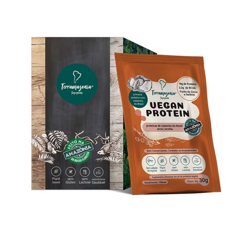 Vegan Protein Proteína Vegetal Caixa C 10 Sachês De 30g Shopee