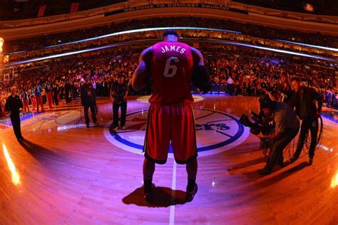 Rare Photo Of Lebron Entering Beast Mode Before A Game Nba