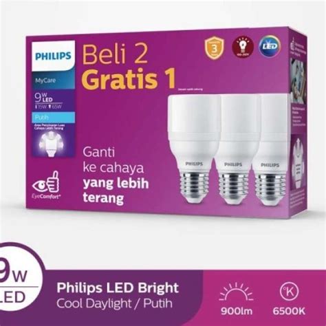 Jual Philips Multipack Mycare Led Bright W E K Putih Di Seller