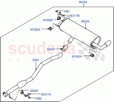 Rear Exhaust System 2 0L 16V Tivct T C 240Ps Petrol Itatia Parts