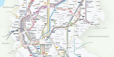 Db rail map Germany - Germany rail map bahn (Western Europe - Europe)