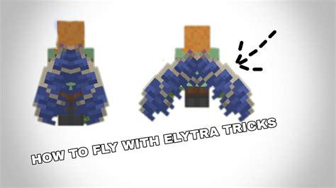 How To Fly With Elytra In Pocket Edition Simple Tricks Youtube