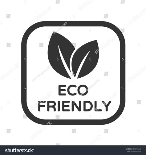 Eco Friendly Vector Icon Organic Bio Stock Vector Royalty Free