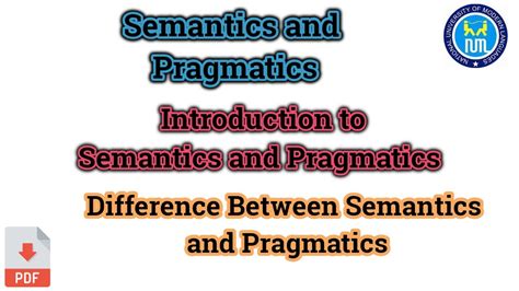 Difference Between Semantics And Pragmatics Semantic Vs Pragmatics