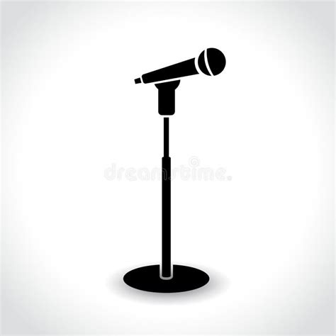 Clipart Microphone Stand