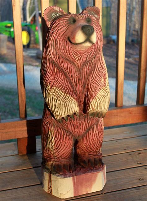 Chainsaw Wood Carving Carving Wood Bear Carving Bear Pictures White