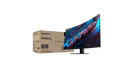 GIGABYTE GS32QC 32 Curved Gaming Monitor Zwart Mat 2x HDMI