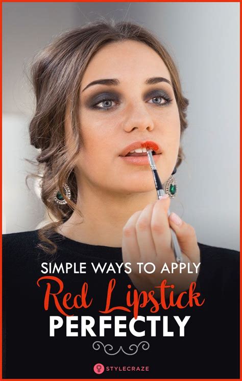 How To Wear Red Lipstick Perfectly A Step By Step Tutorial Wear Red Lipstick Red Lipsticks