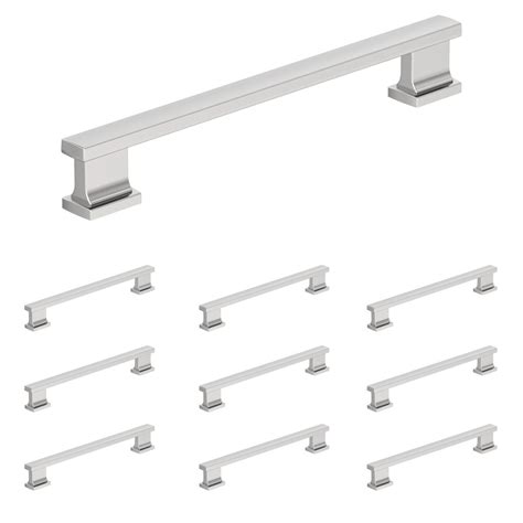 Amerock Hardware Triomphe Collection 10 Pack 6 516 160mm Centers Pull In Polished Chrome