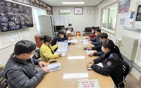 고성소방서 겨울철 화재안전 전통시장 관계자 간담회 실시