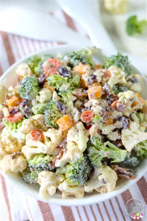 Broccoli Cauliflower Bacon Salad Seeking Good Eats