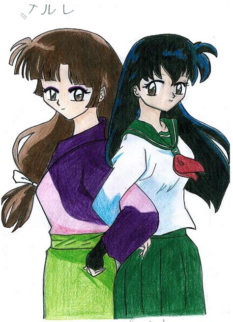 Kagome and Sango by Lory05 on deviantART