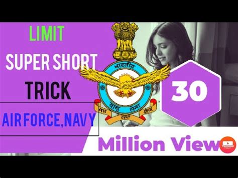 May 26 2021Air Force Navy NDA Limit Short Trick Air Force Maths Short