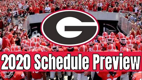 2020 Georgia College Football Schedule Preview and Early Prediction ...