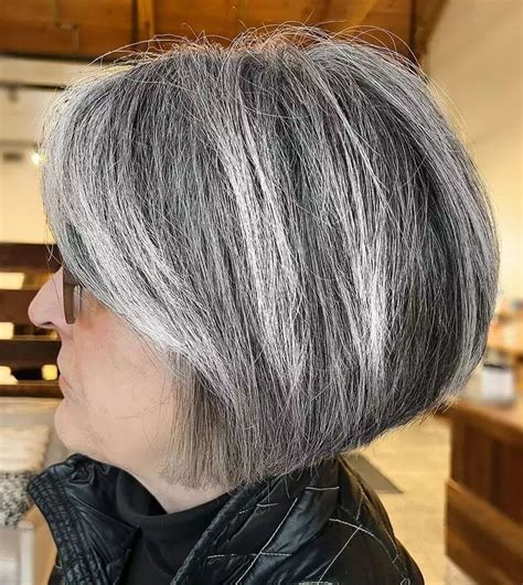 10 Gray Hairstyles You Have To Try Now Grey Bob Hairstyles Hair Styles Classic Bob Haircut