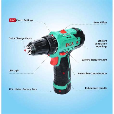 Mua MÁY KHOAN PIN DCA 12V KHÔNG CHỔI THAN CHÍNH HÃNG MODEL ADJZ23 10EK