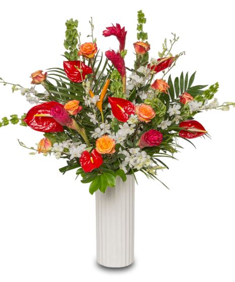 Tropical Elegance Exquisite Luxury Tropical Floral Arrangement