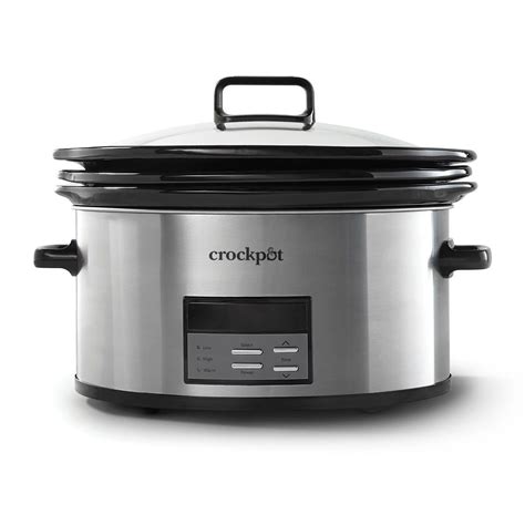 6-Qt Crockpot Choose-a-Crock Programmable Slow Cooker $39.99 + Free Shipping