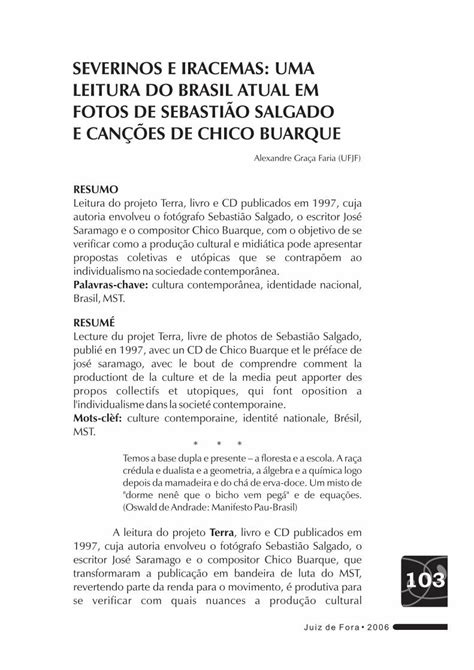 Pdf Severinos E Iracemas Uma Leitura Do Brasil Atual