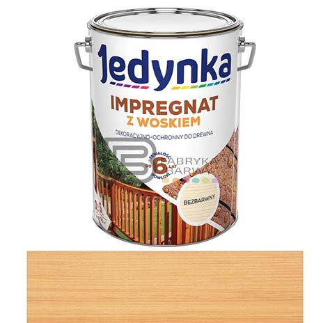 Jedynka Impregnat Do Drewna Z Woskiem Bezbarwny 5L