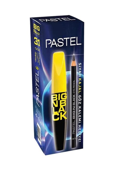 Pastel Big N Black Maskara Siyah Kajal Göz Kalemi Hediyeli Cossta