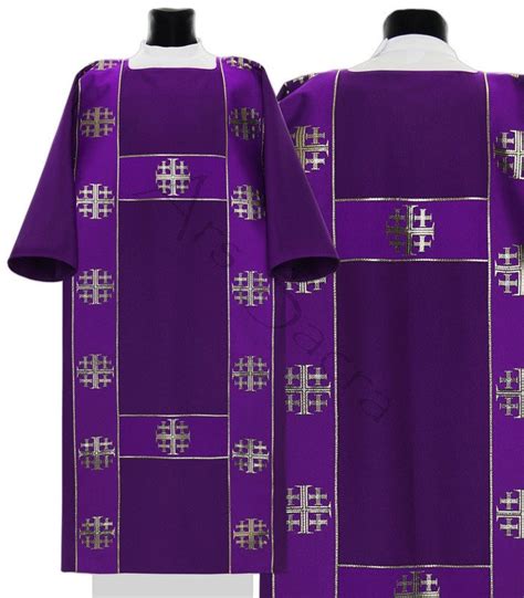 Gothic Dalmatic Jerusalem Crosses DF103 F EN Ars Sacra