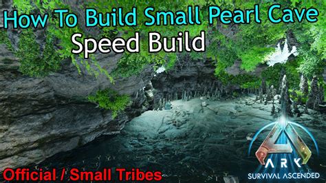 How To Build A Small Pearl Cave Ark Survival Ascended Pvp Speed