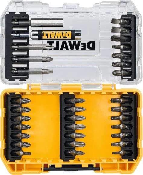 DEWALT DT70709 QZ Coffret TOUGHCASE 33 Pièces Embouts de vissage