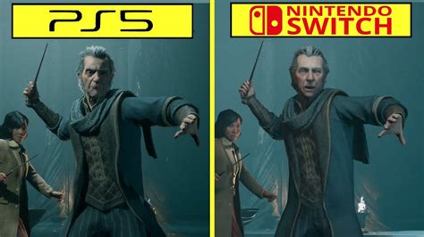 Comparativa en vídeo de Hogwarts Legacy PlayStation 5 vs Nintendo