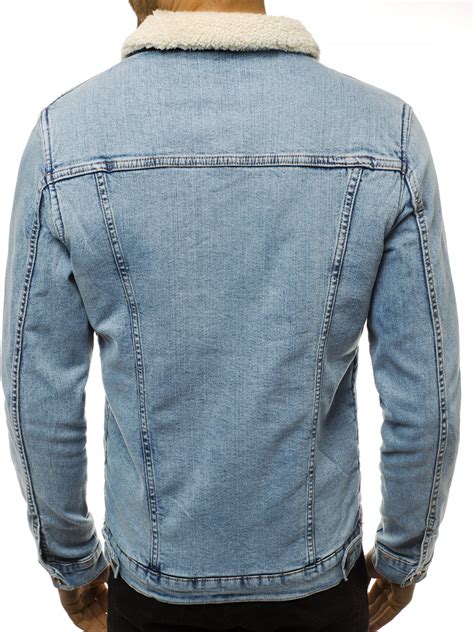 Veste En Jean Homme Bleu Clair Ozonee Bn 5940 Ozonee