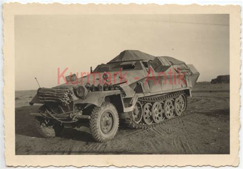 Foto Wehrmacht Panzer Halbkette Sdkfz Front Postimages