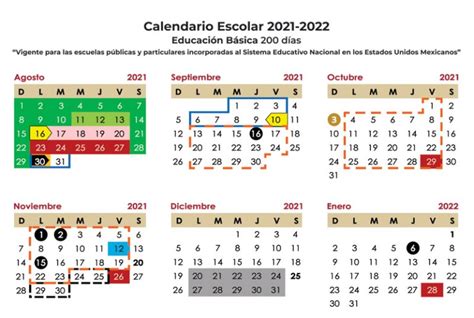 Publica Sep Calendario Escolar 2021 2022 Para Educación Básica Campus