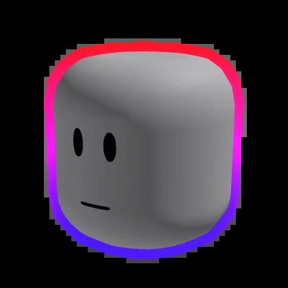 Rainbow R Blocky Outline Avatar Dynamic Head Roblox Item Rolimon S