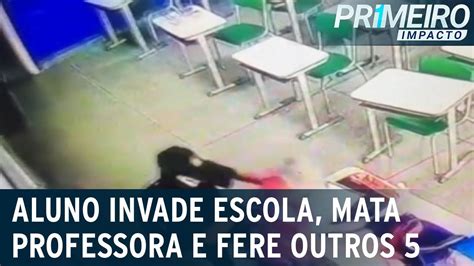 Câmera Registrou Ataque De Aluno à Professora Em Escola De Sp Primeiro Impacto 270323