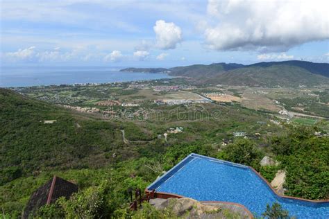 Yalong Bay Tropical Paradise Forest Park - Beautiful Views Stock Photo ...