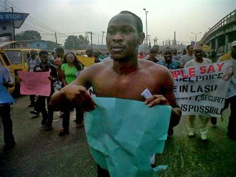 Photos Nigerians Protest Fuel Subsidy Removal