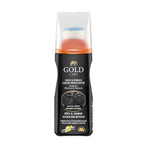 Жидкая восстанавливающая краска для замши и нубука Gold Care Suede ...