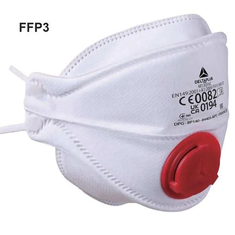 Mascarillas FFP3 NR con válvula plegable - Caja 10 unidades