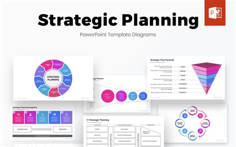 Planificación Estratégica Diagramas De Plantillas De Powerpoint