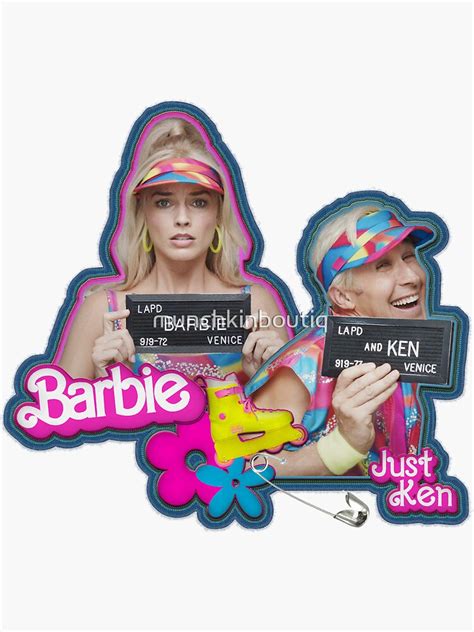 Barbie Just Ken Sticker For Sale By Munchkinboutiq Redbubble