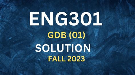 Eng Gdb Solution I Eng Gdb Solution Fall I Eng Gdb