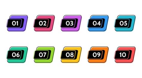 Premium Vector Bullet Points Data Info Markers Icon Arrow Set